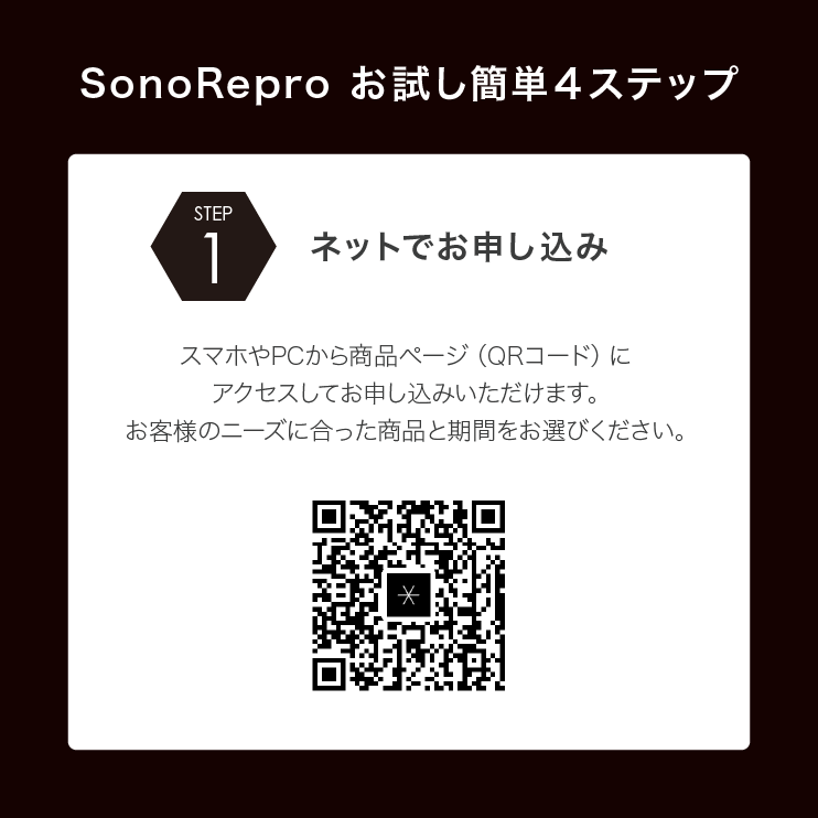 <お試しプラン>SonoRepro&Exosome定期配送セット